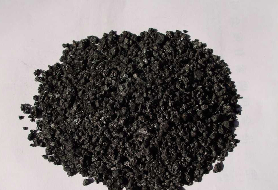 Electrodo de grafito de ceniza GPC 0.7% granular para industrias metalúrgicas FC98.5%MIN