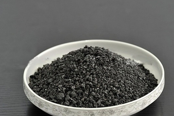 Electrodo de grafito de ceniza GPC 0.7% granular para industrias metalúrgicas FC98.5%MIN