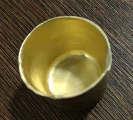 50g por el bastidor de la gravedad del grifo de cobre amarillo de Desofin del refinador del grano de la cápsula